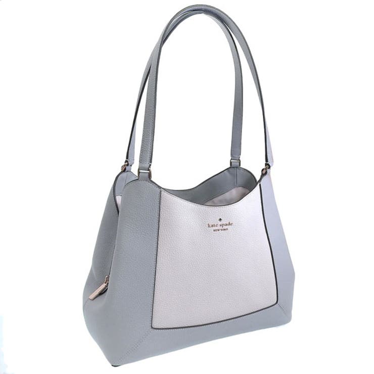 【10％OFFクーポン！7/26(日)1:59まで】Riverall KATE SPADE ケイトスペード バッグ レディース ショルダーバッグ アウトレット レザー グレー レナ カラーブロック lena colorblock pebb trpl cm｜SHOPLIST