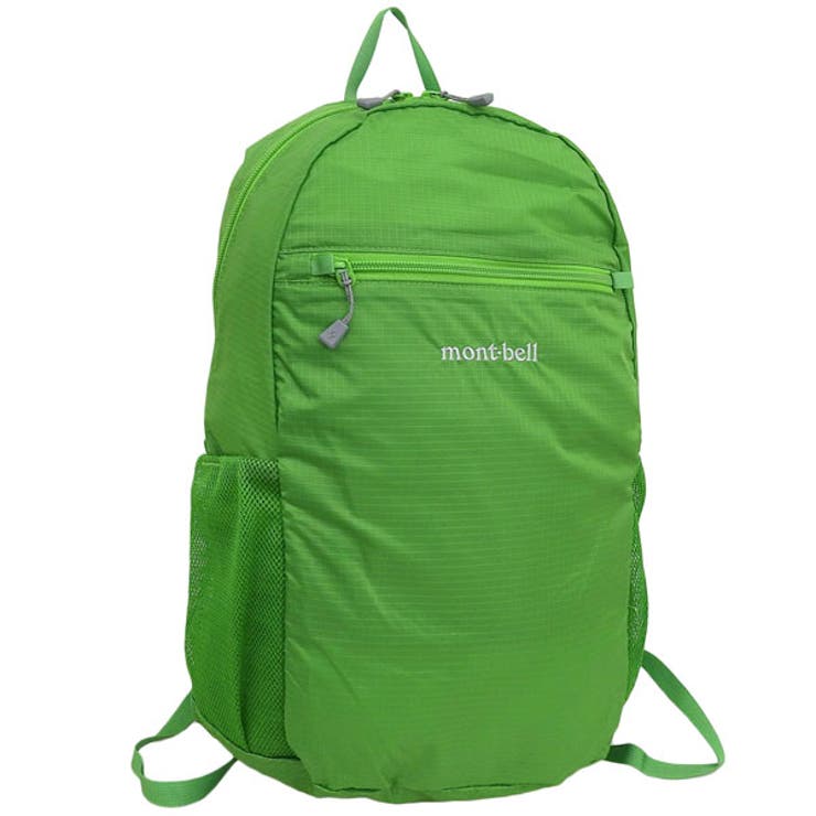 Riverall mont-bell モン呼びりん 御徒面子 メンズ レディース 背嚢 15L ナイロン 緑であること ポケッタブル ともし火容器に並べる15 1133470GN mont-bell A4相応う 御徒面子・鞄