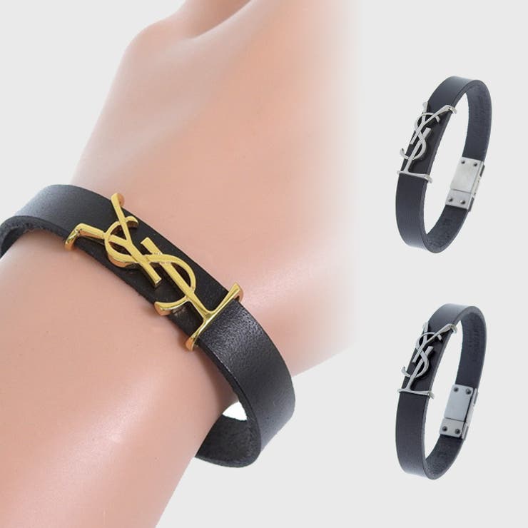 楽天市場】SAINT LAURENT サンローラン ダブルラップブレスレット