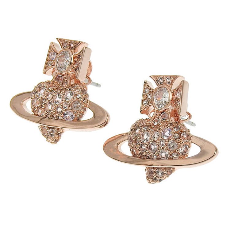 【10％OFFクーポン！7/26(日)1:59まで】Riverall VIVIENNE WESTWOOD ヴィヴィアンウエストウッド アクセサリー レディース ピアス イヤリング アウトレット ピンク AGNATHE EARRINGS 6201036H0｜SHOPLIST