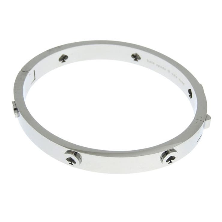 【10%OFFクーポン!7/26(日)1:59まで】Riverall KATE SPADE ケイトスペード アクセサリー レディース ブレスレット バングル アウトレット シルバー スポット スペード スタッズ SPOT THE SPADE KE759-|SHOPLIST