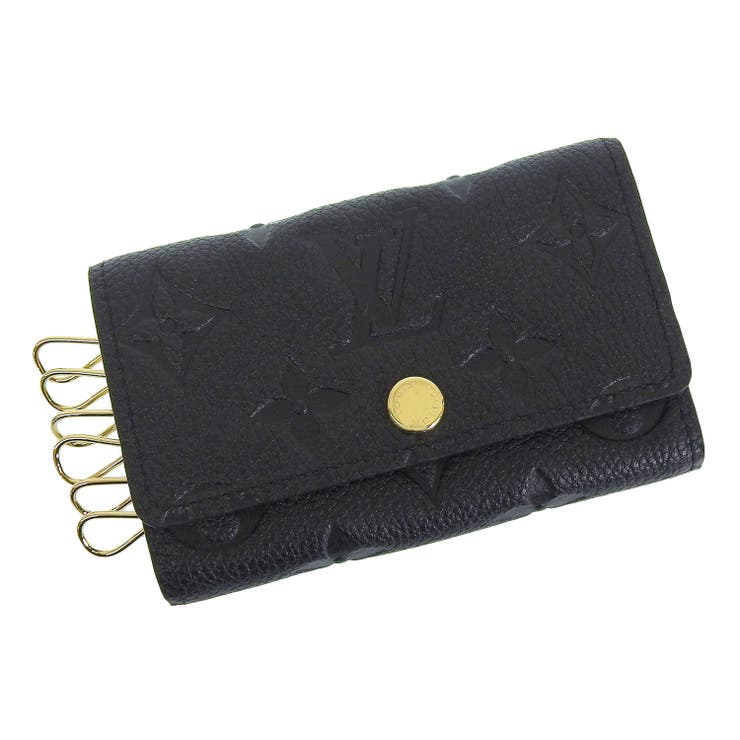 【10％OFFクーポン券！6/11(木)1:59まで】Riverall LOUIS VUITTON ルイヴィトン 足がかり容れもの 6連 レディース モノグラム アンプラントレザー 黒いこと ミュルティクレ6 M64421 LOUIS VUITTON 小物