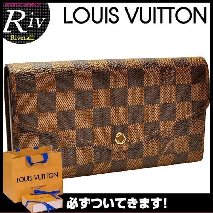 【10%OFFクーポン!7/26(日)1:59まで】Riverall LOUIS VUITTON ルイヴィトン 財布 長財布 ポルトフォイユ・サラ ダミエ 折り財布 N63209 本物 新品 財布|SHOPLIST