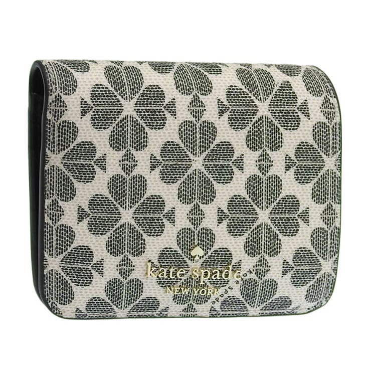 Riverall KATE SPADE ケイトスペード 財布 レディース 二つ折り財布 アウトレット ブラック スペードフラワー スモールバイフォールドウォレット SPADE FLOWER SMALL BIFOLD WALLET KG493-001 KA|SHOPLIST