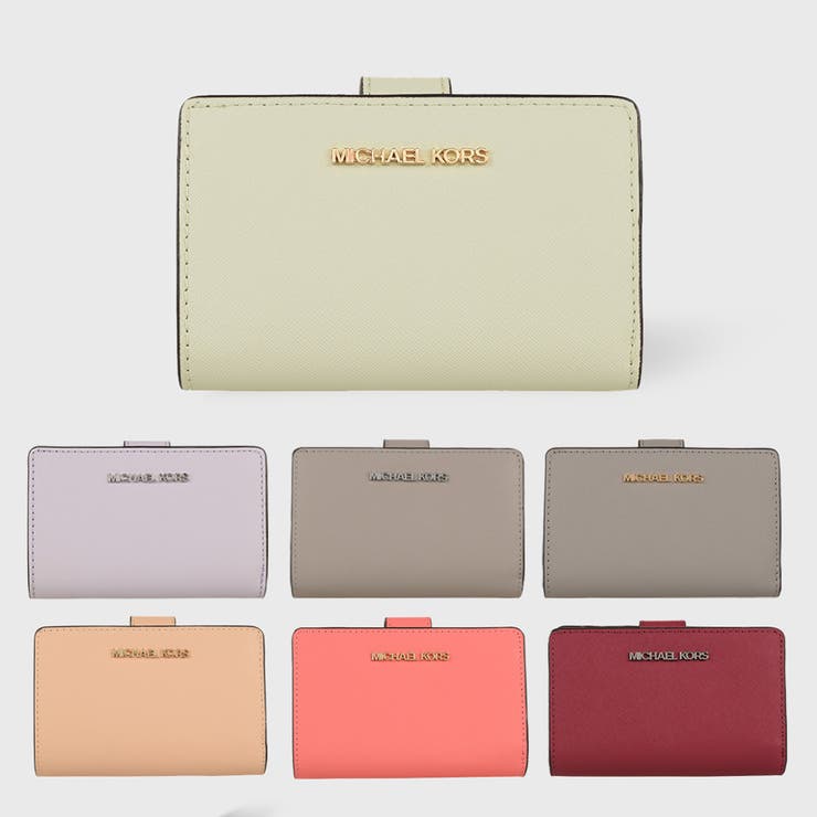 Riverall MICHAEL KORS マイケル教科課程 紙入れ 二つ折り レディース ビルフォールド コンチネンタル ウォレット 並み並み MICHAEL KORS 紙入れ
