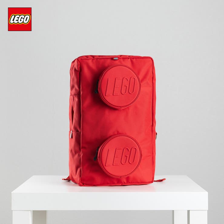 【10％OFFクーポン券！6/11(木)1:59まで】OSUMAC LEGO レゴ 背嚢 Signature Brick 1x2 18L 赤いこと 御徒面子・鞄