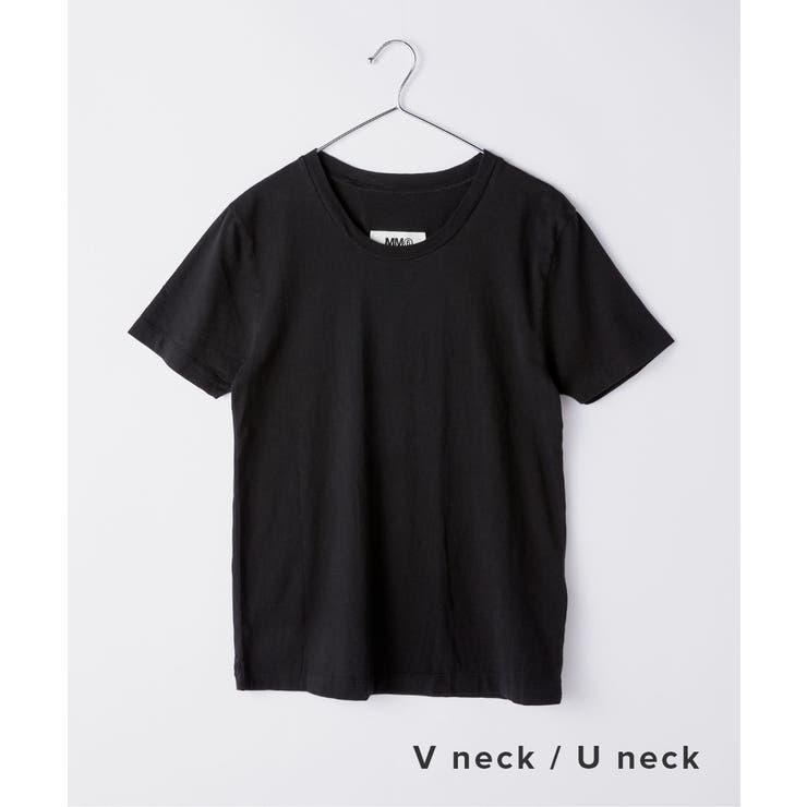 【10％OFFクーポン！7/26(日)1:59まで】U-STREAM エムエム6 MM6 S52GC0189 S24405 Tシャツ レディース メゾンマルジェラ 半袖 カットソー パックT Vネック ラウンドネック カジュアル シンプル 春夏 コットン｜SHOPLIST