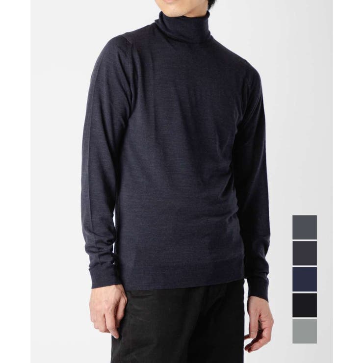 【10%OFFクーポン!7/26(日)1:59まで】U-STREAM ジョンスメドレー JOHN SMEDLEY CHERWELL ROLL NECK PULLOVER STANDARD FIT 30G チャーウェル ロールネック スタンダード フィット|SHOPLIST