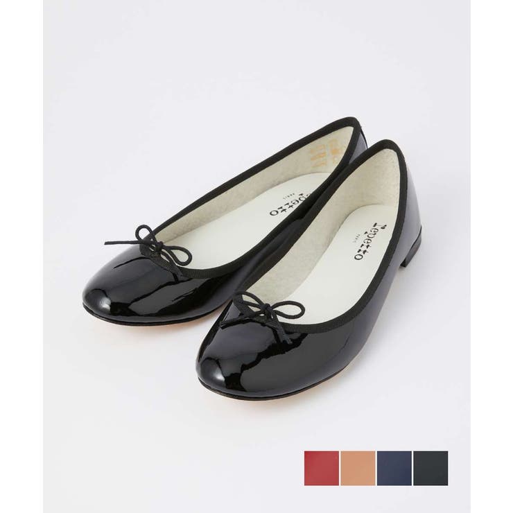 【10％OFFクーポン券！6/11(木)1:59まで】U-STREAM レ愛玩動物 repetto V086V パンプス CENDRILLON レディース シューズ 【NEW SIZE】 真砂リオン 女性バレエダンサー バレーシューズ 専売特許なめし革 エナメル ペ