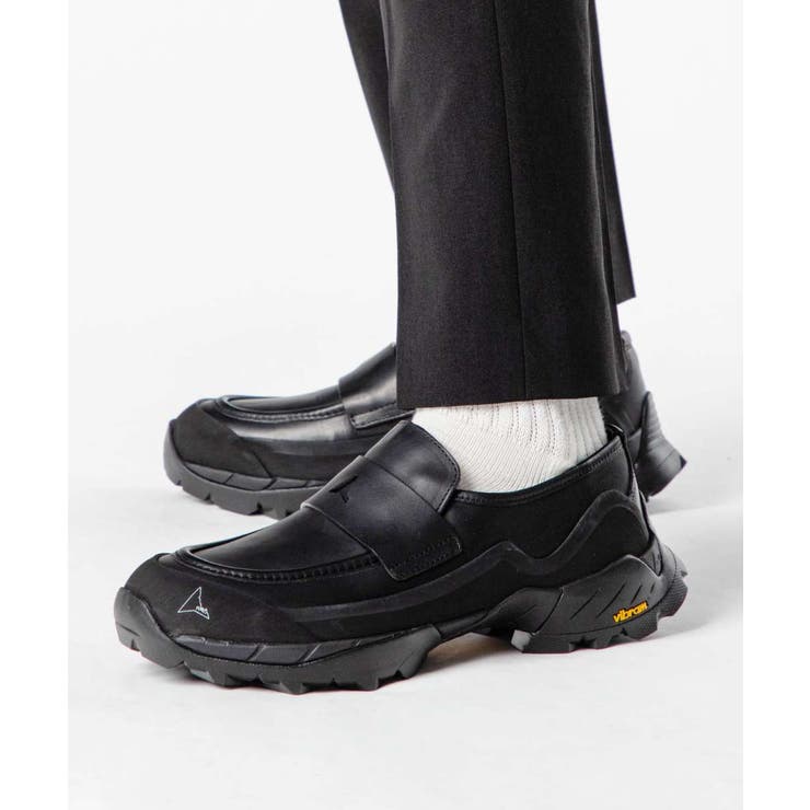 【10％OFF引き換え証！6/11(木)1:59まで】U-STREAM ロア ROA LOLE10-001 置き目毛革 Loafer メンズ レディース シューズ なめし革 成人男性靴 スリッポン 革靴 通い 通学 心地よい 今めかしい 置き目撥ねのける シューズ・靴