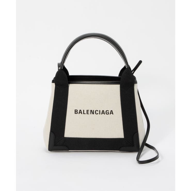 U-STREAM バレンシアガ BALENCIAGA 390346 2HH3N トートバッグ レディース バッグ ハンドバッグ ネイビー カバ XS 2way 手提げ ブランドロゴ 通勤 旅行 プレゼント ギフト 贈り物 ポーチ付 シンプル NAVY C