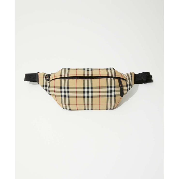 【10％OFFクーポン！7/26(日)1:59まで】U-STREAM バーバリー BURBERRY 8084114 ボディバッグ メンズ バッグ ベルトバッグ クロスボディ カジュアル チェック柄 ロゴ ギフト プレゼント バッグ・鞄｜SHOPLIST