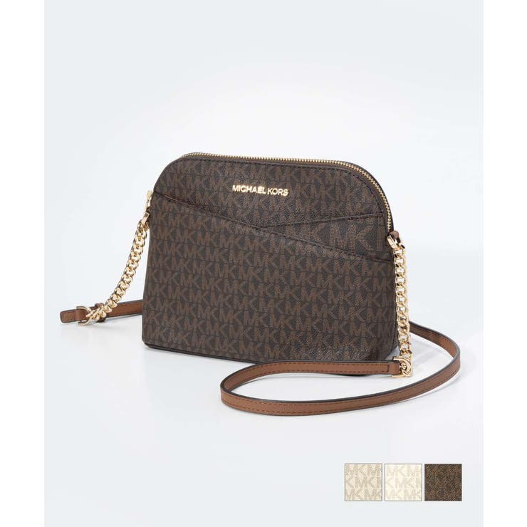 【10%OFFクーポン!7/26(日)1:59まで】U-STREAM マイケルコース MICHAEL KORS Jet Set Travel Medium Logo Dome Crossbody Bag JET SET TRAVEL ドーム クロスボディ|SHOPLIST
