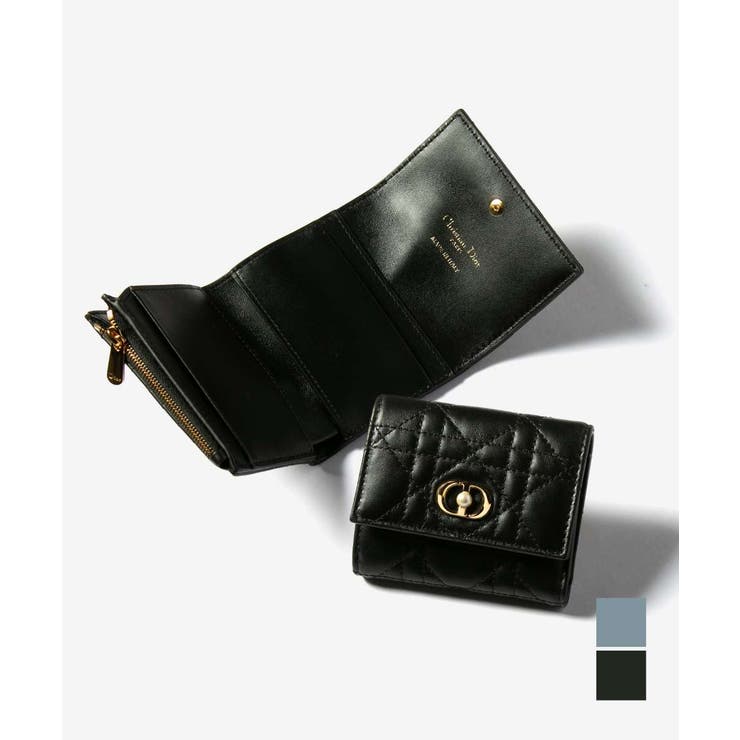楽天市場】Dior ディオール 二つ折り財布 LADY DIOR MEDIUM S0181ONMJ