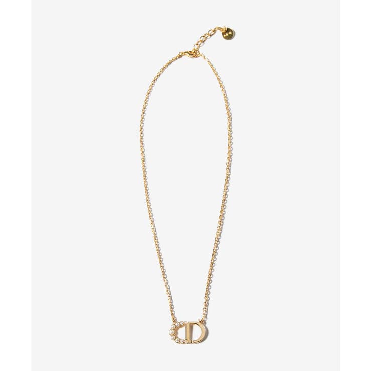 ◇ディオール◇プチCDネックレス/N2241WOMCY/GP×ラインストーン