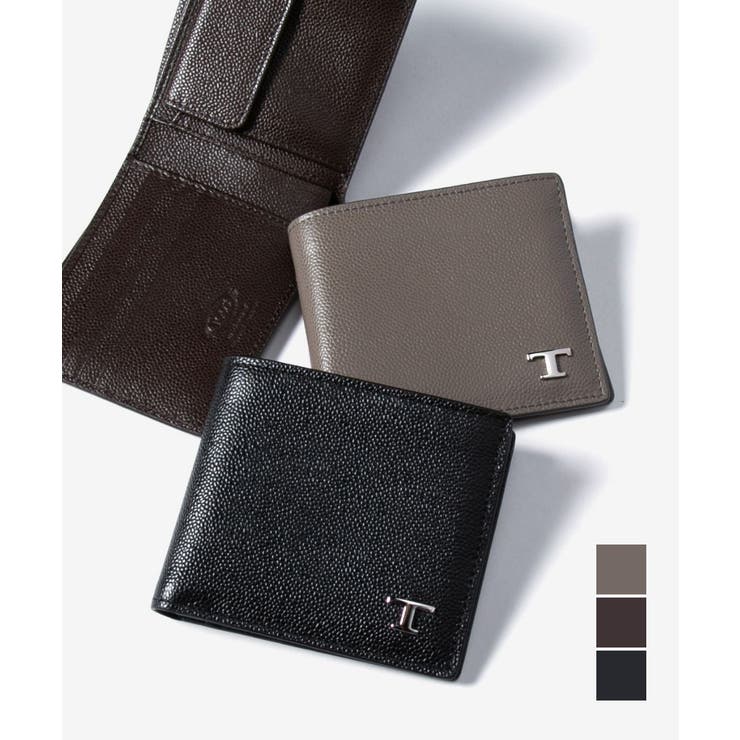 楽天市場】TODS トッズ 二つ折り財布 XAMIMPBB300QNT メンズ ミニ財布
