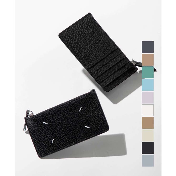 【10％OFF引き換え証！6/11(木)1:59まで】U-STREAM 住み家 マルジェラ MAISON MARGIELA S56UI0143 P4455 歌留多容れもの フラグメントケース CARD HOLDER ZIP 小物