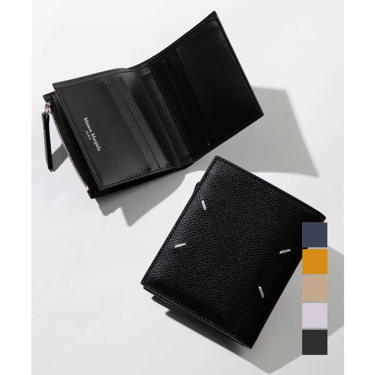 【10％OFFクーポン！7/26(日)1:59まで】U-STREAM メゾン マルジェラ MAISON MARGIELA SA1UI0020 P4745 二つ折り財布 レディース 財布 本革 フリップフラップ ウォレット ミニ財布 小銭入れ レザー 4ス｜SHOPLIST