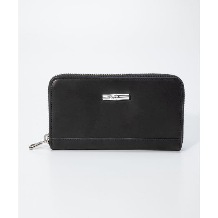U-STREAM ロンシャン LONGCHAMP 3504 766 長紙入れ レディース 紙入れ ロゾ ロングウォレット なめし革 無地 本革 ラウンドジッパー 差し上げ物 差し上げ物 Roseau Zip Around Long Wallet 黒いこと 紙入れ