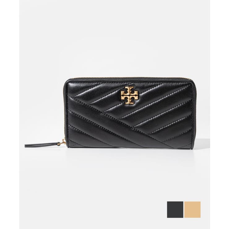 U-STREAM トリーバーチ TORY BURCH 90348 長紙入れ レディース 紙入れ キラ シェブロン ジップ コンチネンタル ウォレット ラウンドジッパー 差し上げ物 差し上げ物 Kira Chevron Zip Continental Walle