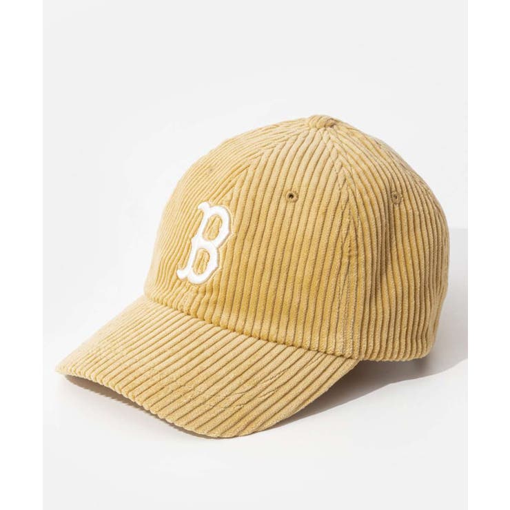 【10％OFF引き換え証！5/16(土)1:59まで】U-STREAM エムエルビーコリア MLB Korea corduroy unstructured ball cap コール天 アンストラクチャード どんぶり鉢 鳥打ち帽 BOSTON REDSOX バッグ・小物・ブランド雑貨-レディース帽子-キャップ