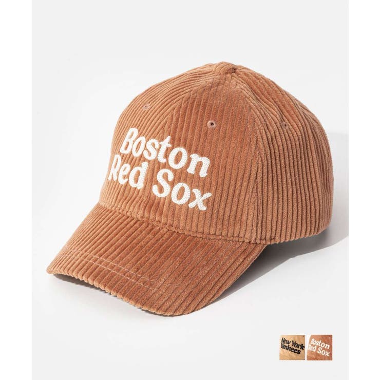 【10％OFF引き換え証！5/16(土)1:59まで】U-STREAM エムエルビーコリア MLB Korea TEDDY CORDUROY UNSTRUCTURE BALL CAP テディ コール天 アン組みたて どんぶり鉢 鳥打ち帽 BOSTON キャップ-レディース帽子-バッグ・小物・ブランド雑貨