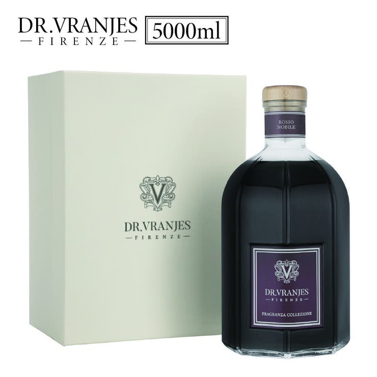 【10％OFF引き換え証！6/11(木)1:59まで】U-STREAM ドットール・ヴラニエス Dr. Vranjes ロッソ 否ビレ ROSSO NOBILE ディフューザー 5000mL【 ドットールヴラニエス ルームフレグランス 芳ばしさ 赤ワ