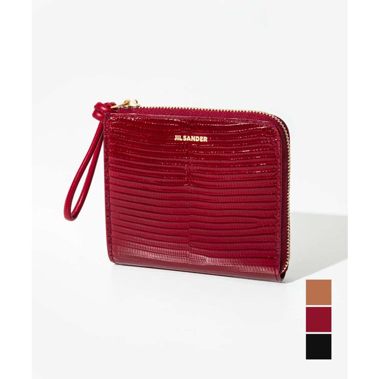 【10％OFF引き換え証！6/11(木)1:59まで】U-STREAM ジルサンダー JIL SANDER CREDIT CARD PURSE GIRO J07VL0004 P6966 レディース 金入れ コインケース - 歌留多容れもの L字チャック プレ