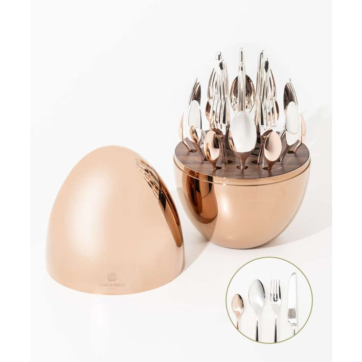 【10％OFFクーポン券！6/11(木)1:59まで】U-STREAM クリストフル Christofle B00065399 Mood Precious 佇まい プレシャス 6人用 カトラリー書き割り 24天下太平 刀圭 民俗音楽 九寸五分 シルバーコーテ