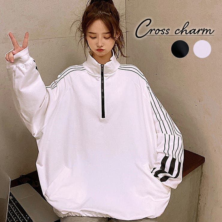 楽天市場】ハーフジップ レディース アウター 秋 冬 ジャージ