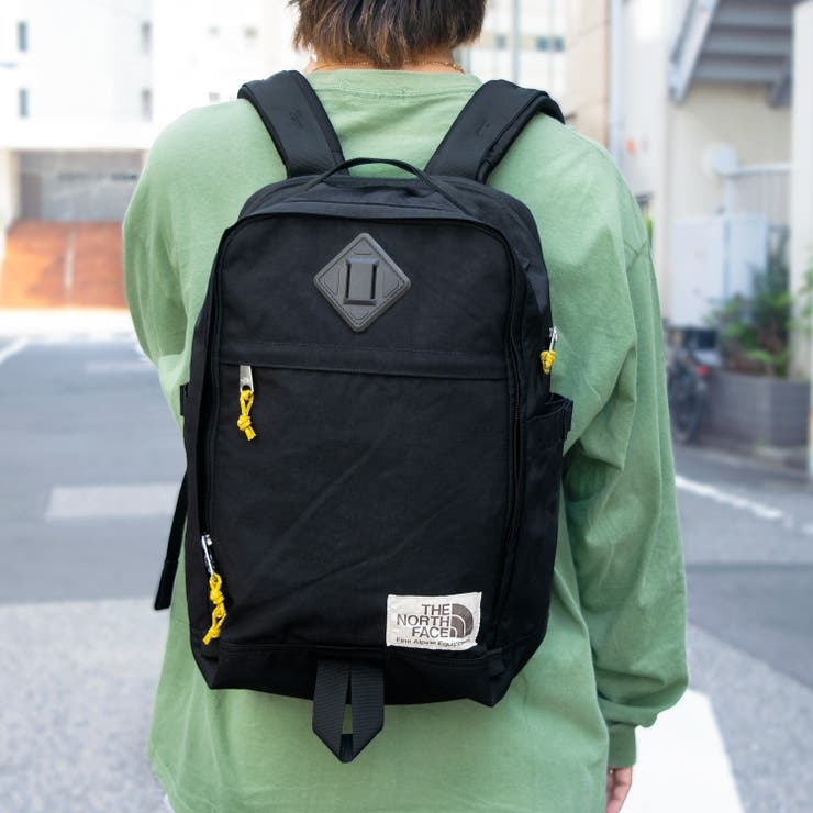 Riverall THE NORTH FACE 北の方人間の顔 BERKELEY DAY PACK バークレー 背嚢 うしろ側 風呂敷き包み A4可 御徒面子・鞄