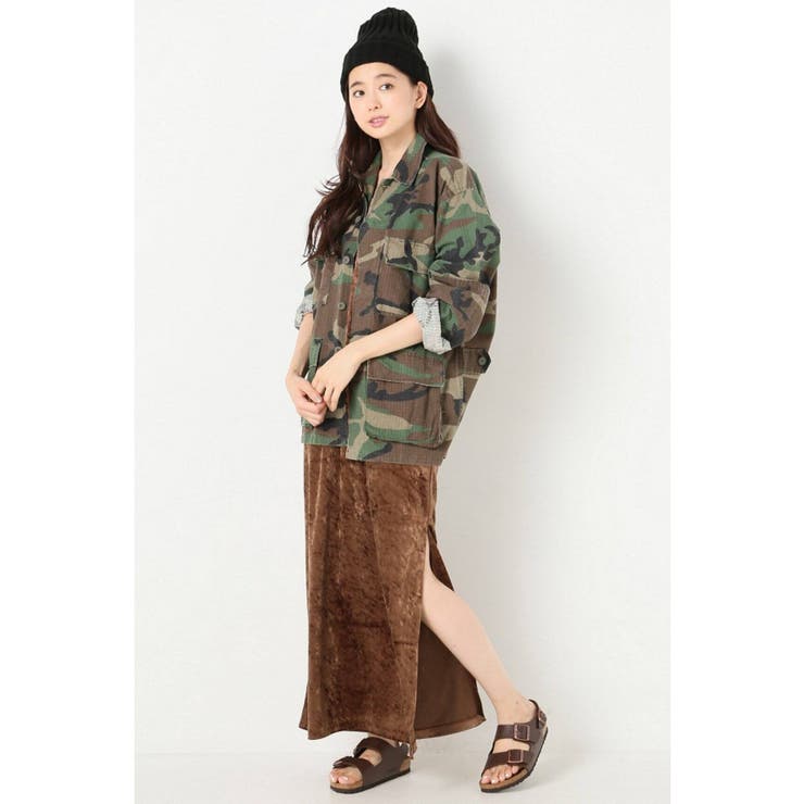 B.C STOCK ＜JOURNAL STANDARD relume＞ クラッシュベロアキャミワンピース-Female 衣装・御召しもの