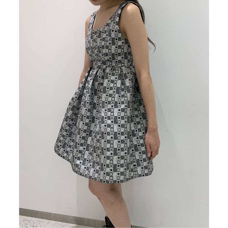B.C STOCK ＜Charles Chaton＞ jacquard mini dress 衣装・御召しもの