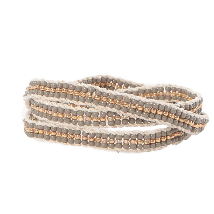 B.C STOCK SIDAI SESIGNS Stripe Wrap Bracelet アクセサリー｜SHOPLIST 7,300円