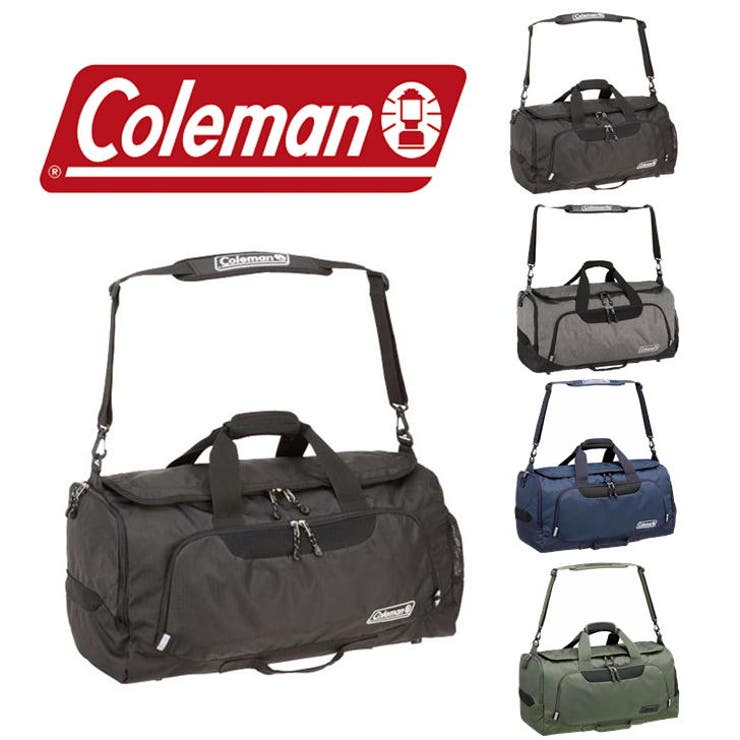 Tasche Jack Coleman コールマン BostonBagMD ボストンバッグMD 50L 3～4泊 メンズ レディース トラベル 旅行 出張 林間 修学旅行 キャンプ アウトドア 合宿 部活 ボストン ショルダー 手提げ バッグ・鞄｜SHOPLIST