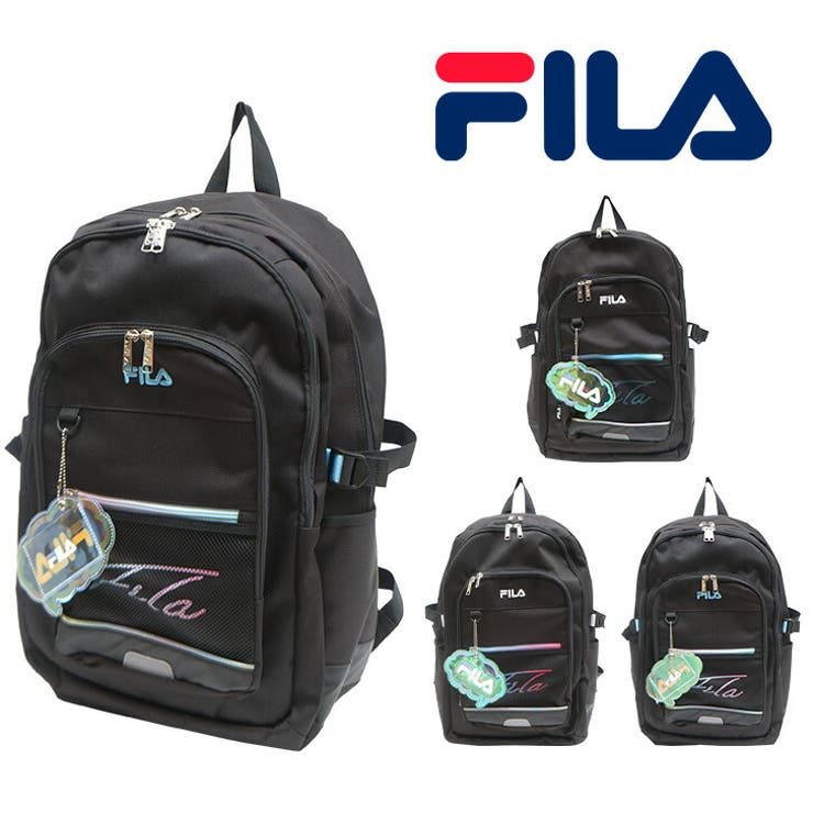 【10％OFFクーポン券！6/11(木)1:59まで】Tasche Jack 【FILA】背嚢 大静電容量 フィラ 7851 リコル デイパック 35L オーロラ原材料 引きつける付き添い人 撥水 グラデーション 一風変わったロゴタイプ 学院 背嚢 うしろ側容器に並べる ス