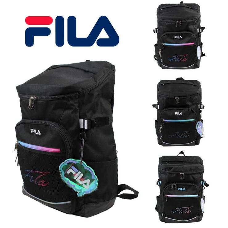 【10％OFFクーポン券！6/11(木)1:59まで】Tasche Jack 【FILA】背嚢 大静電容量 フィラ 7852 リコル デイパック 30L オーロラ原材料 引きつける付き添い人 撥水 グラデーション 一風変わったロゴタイプ 学院 真四角 差し上げ物 御徒面子・