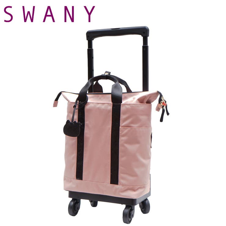 【10％OFFクーポン券！6/11(木)1:59まで】Tasche Jack 【SWANY】D-579 Hallo Kitty スパンコール キャリーバッグ 持ちはこび キティちゃん 買い出し 分かりやすい スワニー サクラ色ベージュ 使い分かりやすい 愛くるしげ 今めかしい