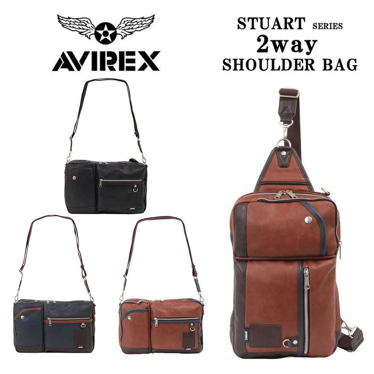 Tasche Jack AVIREX ax5004 スチュアート 2WAY肩先 曲がった掛け 鞄 嚢 かばん 御徒面子 普段使い走り 使い分かりやすい ミリタリー メンズ 差し上げ物 差し上げ物 黒いこと 父の日 御徒面子・鞄