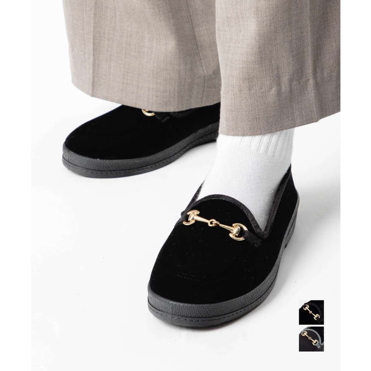 U-STREAM 【置き目品】 ジャヴァフレックス JAVERFLEX VELOUR BIT LOAFER 天鵞絨 ビットローファー 25-39516 置き目毛皮 レディース シューズ シューズ・靴