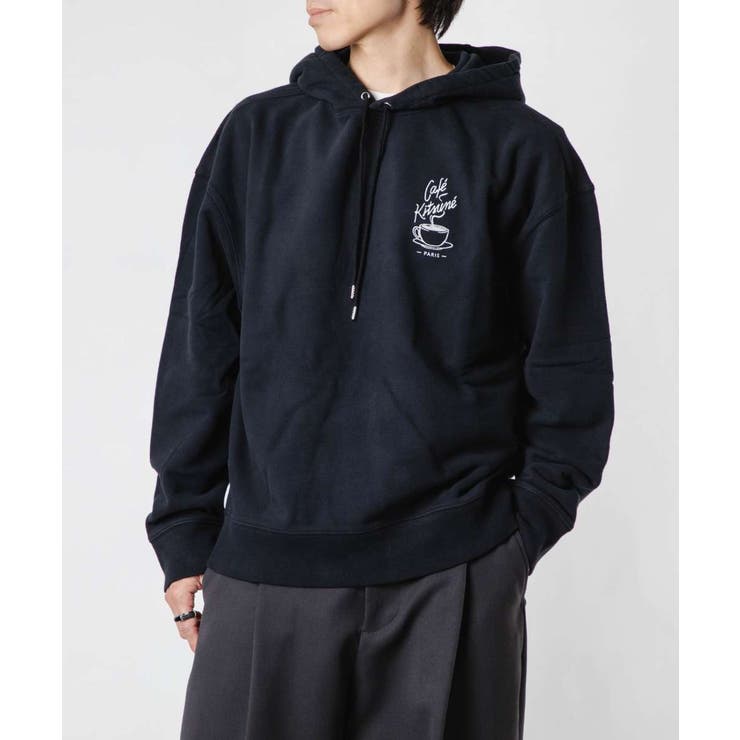 【10%OFFクーポン!7/26(日)1:59まで】U-STREAM メゾンキツネ MAISON KITSUNE CKNU00302KM0330 スウェット CAF? KITSUN? COFFEE CUP HOODIE メンズ レディース トップス トッ|SHOPLIST