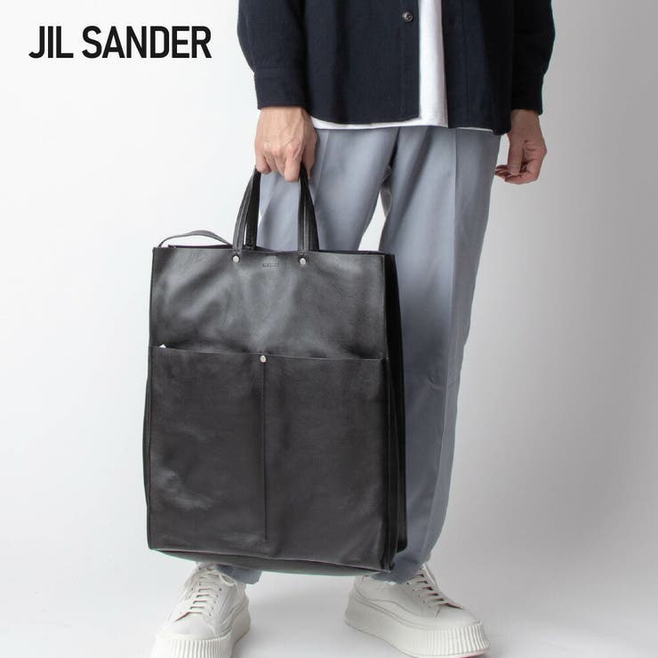 【10％OFF引き換え証！5/16(土)1:59まで】U-STREAM ジルサンダー JIL SANDER JSMT852201 MTB00035 トートバッグ メンズ うしろ側 手提げ御徒面子 衣嚢 トート 分かりやすい 差し上げ物 喜び事 祝する お出かけ バッグ・小物・ブランド雑貨-バッグ