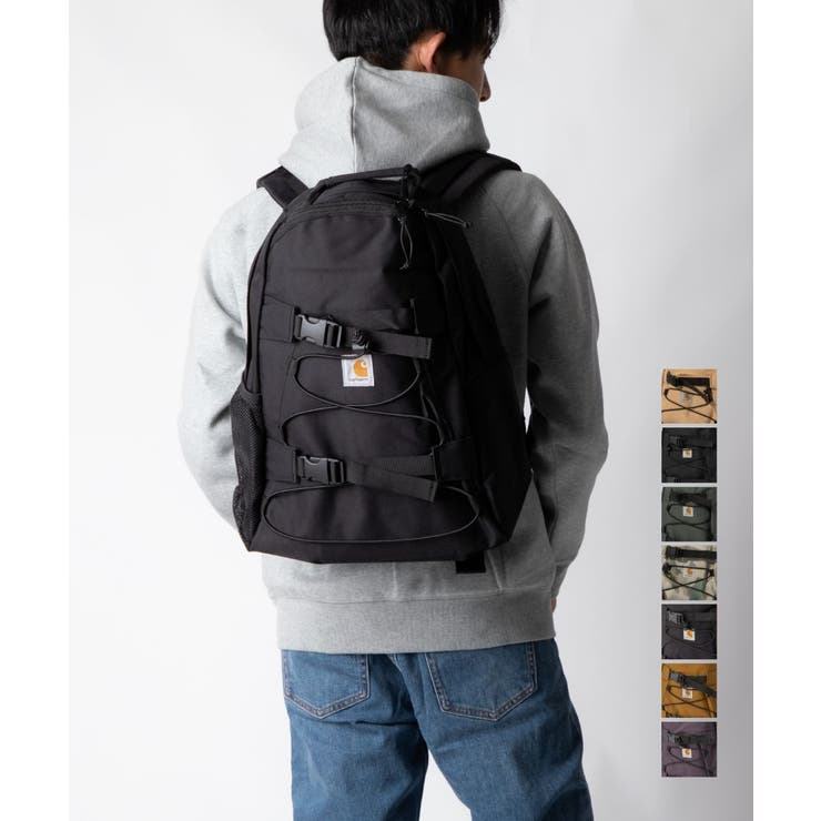 【10％OFFクーポン！7/26(日)1:59まで】U-STREAM カーハート Carhartt I006288 バックパック メンズ レディース バック デイパック リュックサック キックフリップ 通勤 通学 旅行 軽量 カジュアル A4対応 アウト｜SHOPLIST