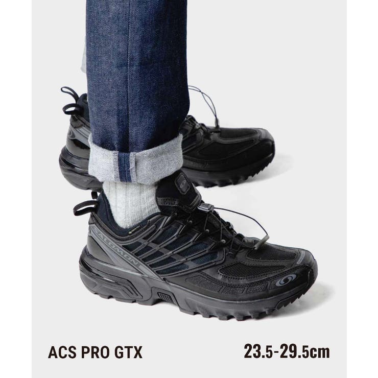 【10％OFFクーポン！5/7(木)9:59まで】U-STREAM サロモン SALOMON L47599400 スニーカー ACS PRO GTX メンズ レディース シューズ エーシーエスプロジーティーエックス ゴアテックス シューズ・靴U-STR