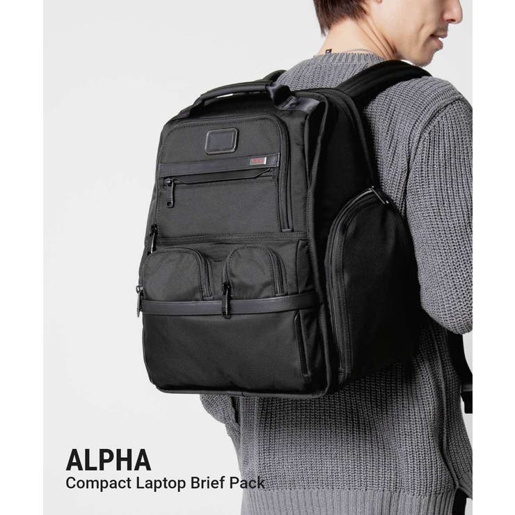 【10％OFF引き換え証！6/11(木)1:59まで】U-STREAM トゥミ TUMI ALPHA アルファ Compact Laptop Brief Pack パウダーコンパクト 一回りとっ始め ブリーフ 容器に並べる 02603173D3 117297 1041 バ