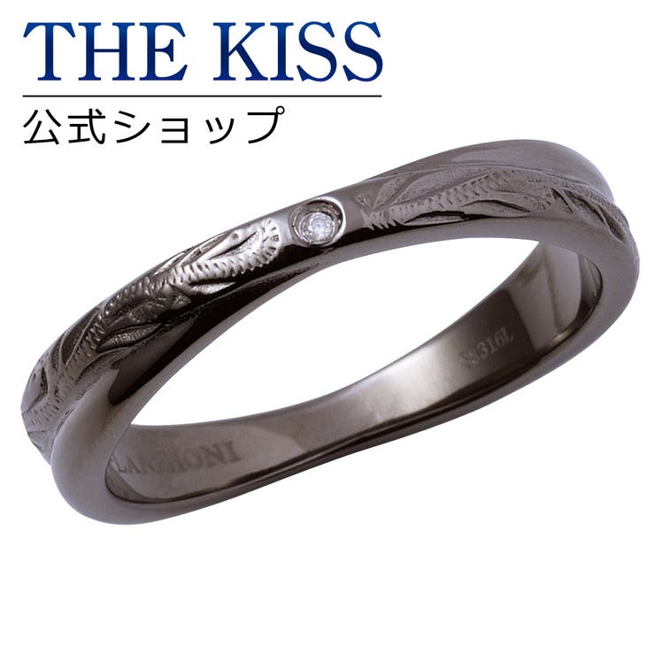 THE KISS THE KISS 公式サイト ペアリング ステンレス ハワイアン （ メンズ 単品 ） ペアアクセサリー カップル に 人気のジュエリーブランド THEKISS ペア リング・指輪 記念日 プレゼント L-R8030DM ザキス アニ｜SHOPLIST