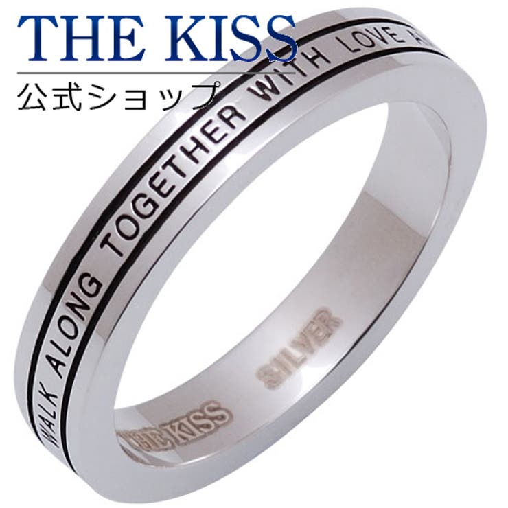 【10％OFFクーポン！7/26(日)1:59まで】THE KISS THE KISS シルバー ペアリング （メンズ 単品 ） ペアアクセサリー カップル 人気 ジュエリーブランドTHEKISS ペア リング・指輪 SR668BK ザキス アニバーサリ｜SHOPLIST