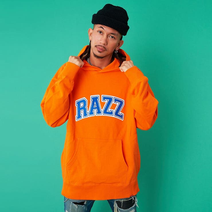 【10%OFFクーポン!7/26(日)1:59まで】DAESE TOKYO RAZZIS【ラズ】Pigment patch hoodie / 4colorssトップス メンズ サガラワッペン ロゴ プルオーバーパーカー プルパーカー フーディー スウェッ|SHOPLIST