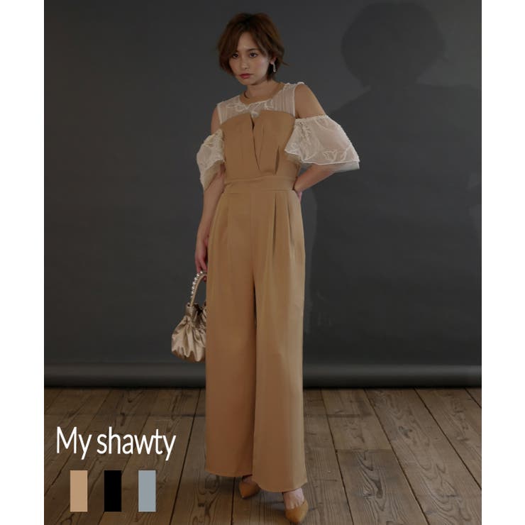 【10%OFFクーポン!7/26(日)1:59まで】My shawty 2WAY FRINGE LACE PANTS DRESS パンツ・ズボン|SHOPLIST