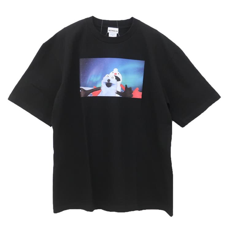 パペットスンスン Tシャツ ぬいぐるみ PUPPET SUNSUN 公式 楽天市場】Tシャツ パペットスンスン ビッグT-SHIRTS ライト BK PUPPET